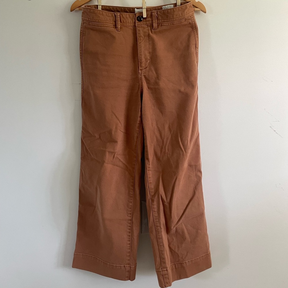 GAP rust colored wide leg pants
